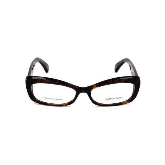 Lunettes à montures bicolores en acétate Alexander McQueen