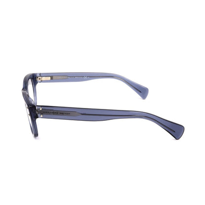 Lunettes à montures bleues en acétate d'Alexander McQueen