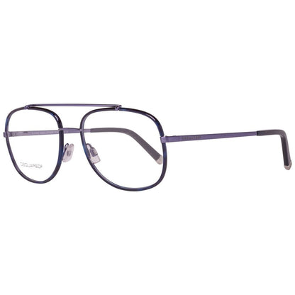 Lunettes Dsquared² à montures métalliques bleues