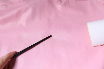 Dolce &amp; Gabbana roze katoenen overhemd met kraag en knopen