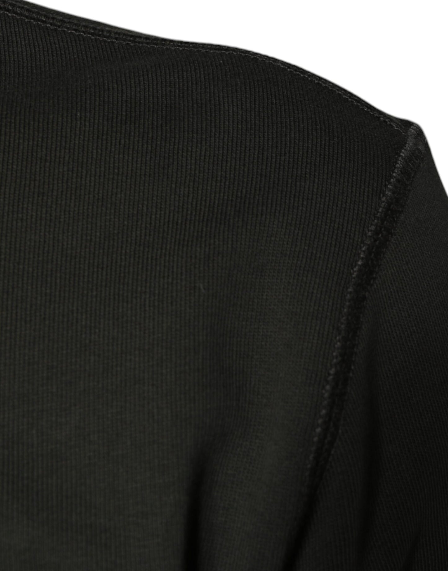 Dolce &amp; Gabbana legergroene crewneck-trui met DG-kroon