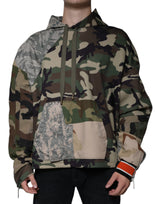 Pull à capuche multicolore camouflage Dolce &amp; Gabbana