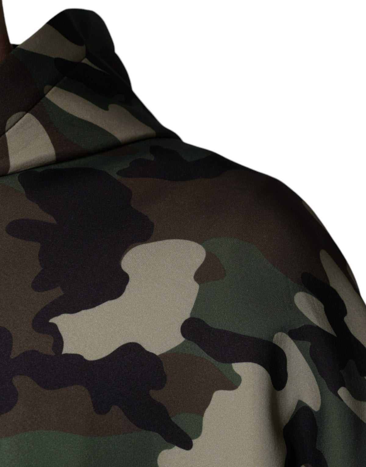Pull à capuche multicolore camouflage Dolce &amp; Gabbana