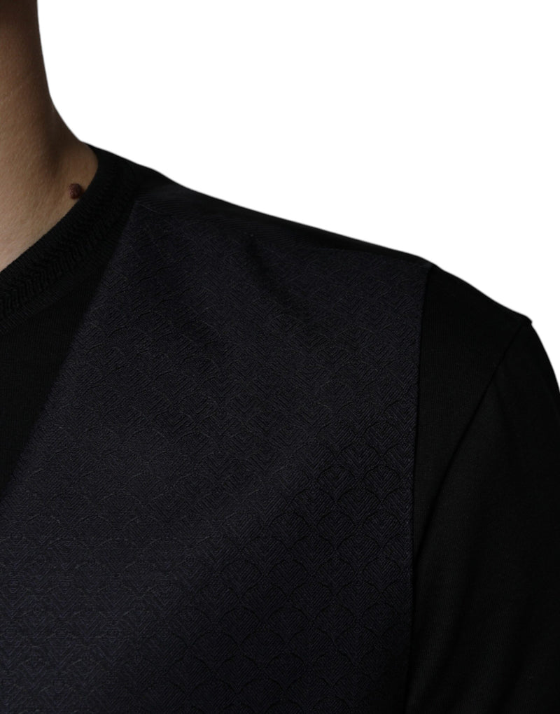 Dolce & Gabbana Black Wool Waistcoat - Elegant Formal Vest