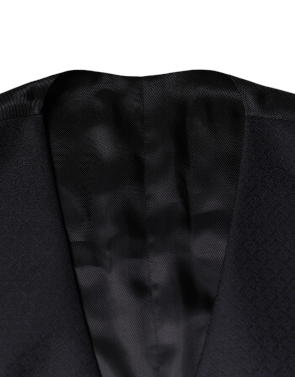 Dolce & Gabbana Black Wool Waistcoat - Elegant Formal Vest