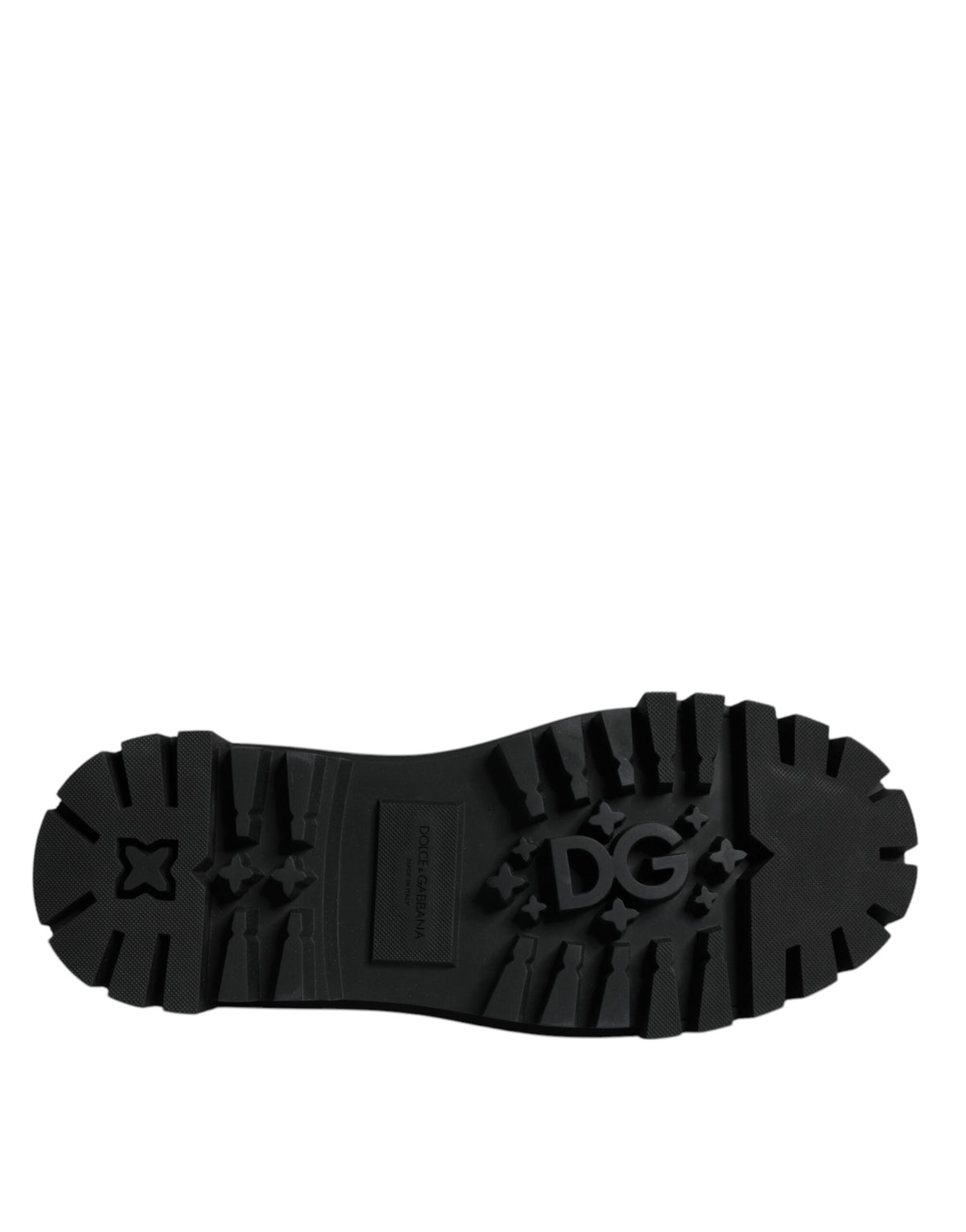Dolce & Gabbana Black Leather Lace Up Derby Dress Shoes