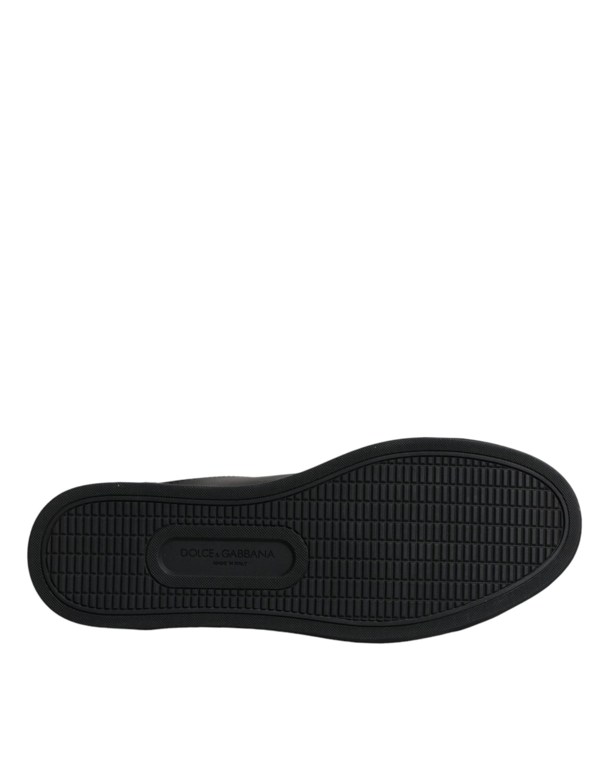 Dolce & Gabbana Black London Sacred Heart Men Sneakers