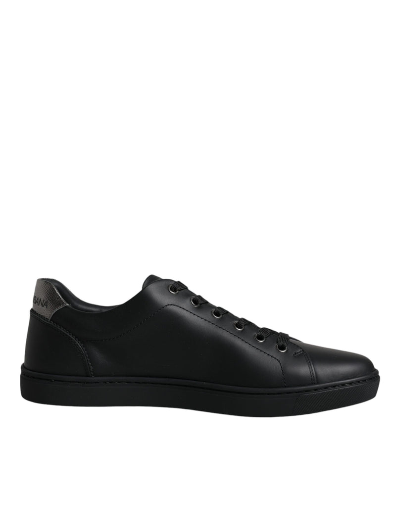 Dolce & Gabbana Black London Sacred Heart Men Sneakers