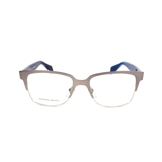 Lunettes à montures métalliques bicolores Alexander McQueen