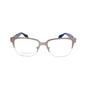 Lunettes à montures métalliques bicolores Alexander McQueen