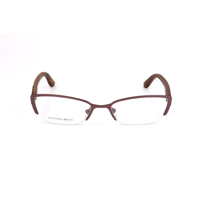 Lunettes à montures métalliques bicolores Alexander McQueen