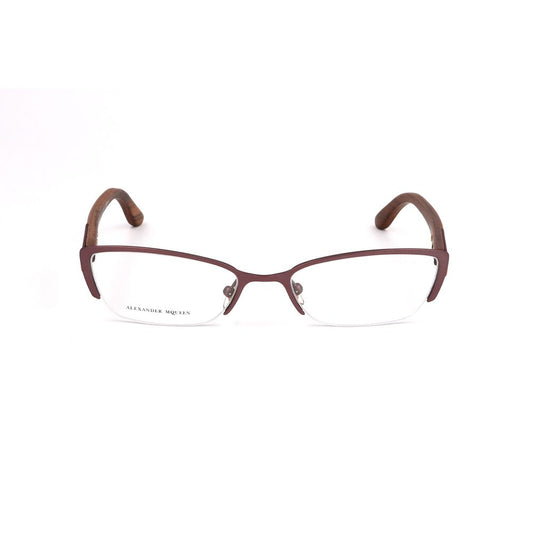 Lunettes à montures métalliques bicolores Alexander McQueen