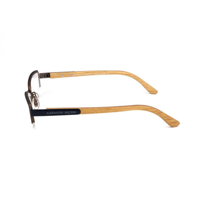 Lunettes à montures métalliques bicolores Alexander McQueen