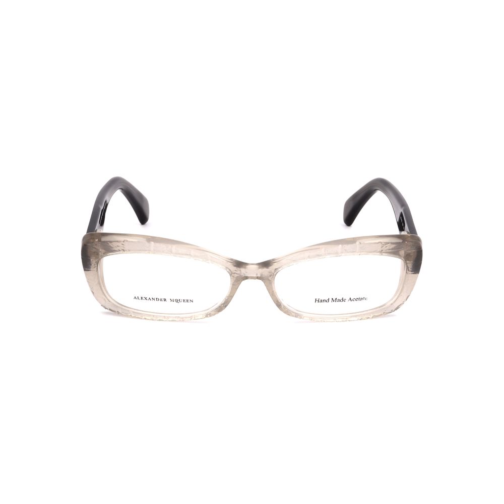 Lunettes à montures bicolores en acétate Alexander McQueen