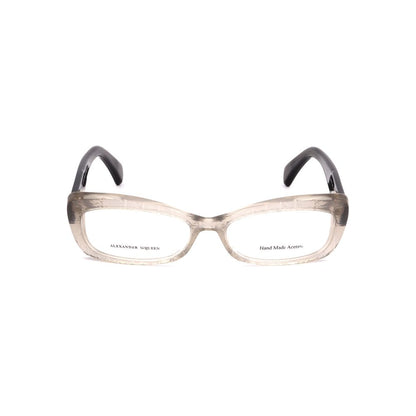 Lunettes à montures bicolores en acétate Alexander McQueen