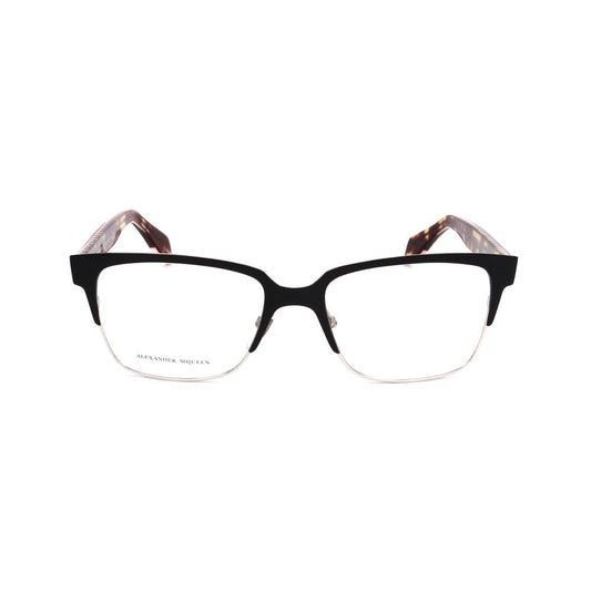 Lunettes à montures métalliques bicolores Alexander McQueen