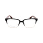 Lunettes à montures métalliques bicolores Alexander McQueen
