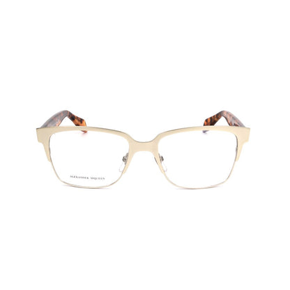 Lunettes à montures métalliques bicolores Alexander McQueen