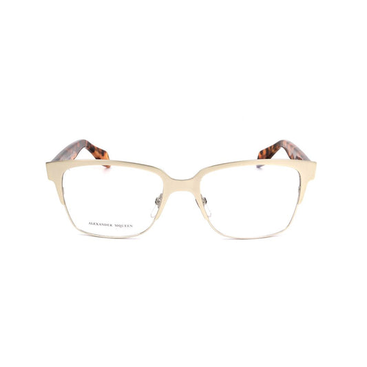 Lunettes à montures métalliques bicolores Alexander McQueen