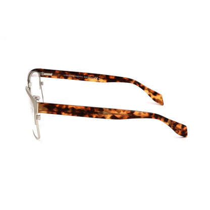 Lunettes à montures métalliques bicolores Alexander McQueen