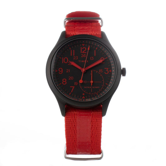 Timex Rood Nylon Horloge