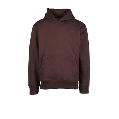 Sweat à capuche en coton marron Adidas