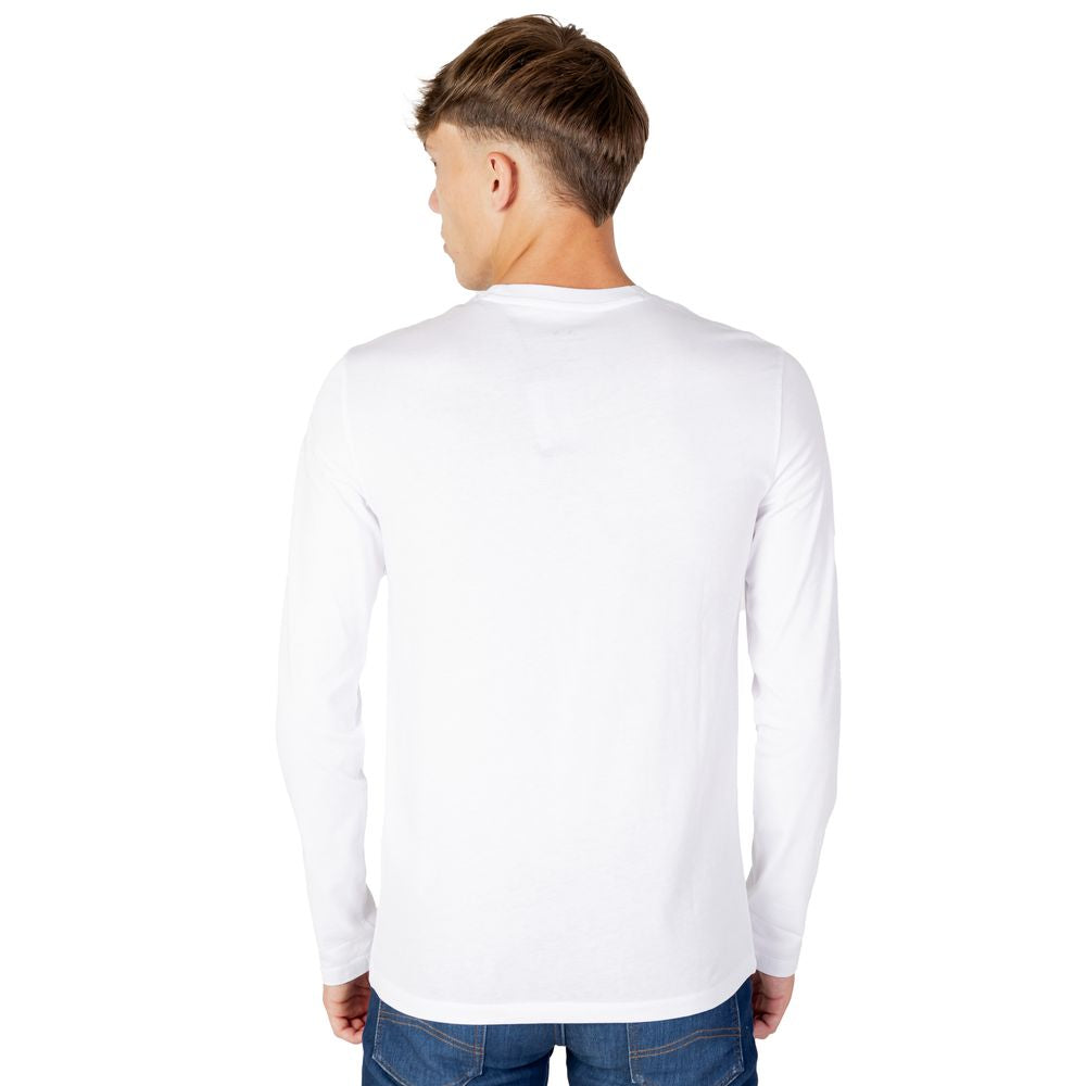 Manches longues en coton blanc Armani Exchange