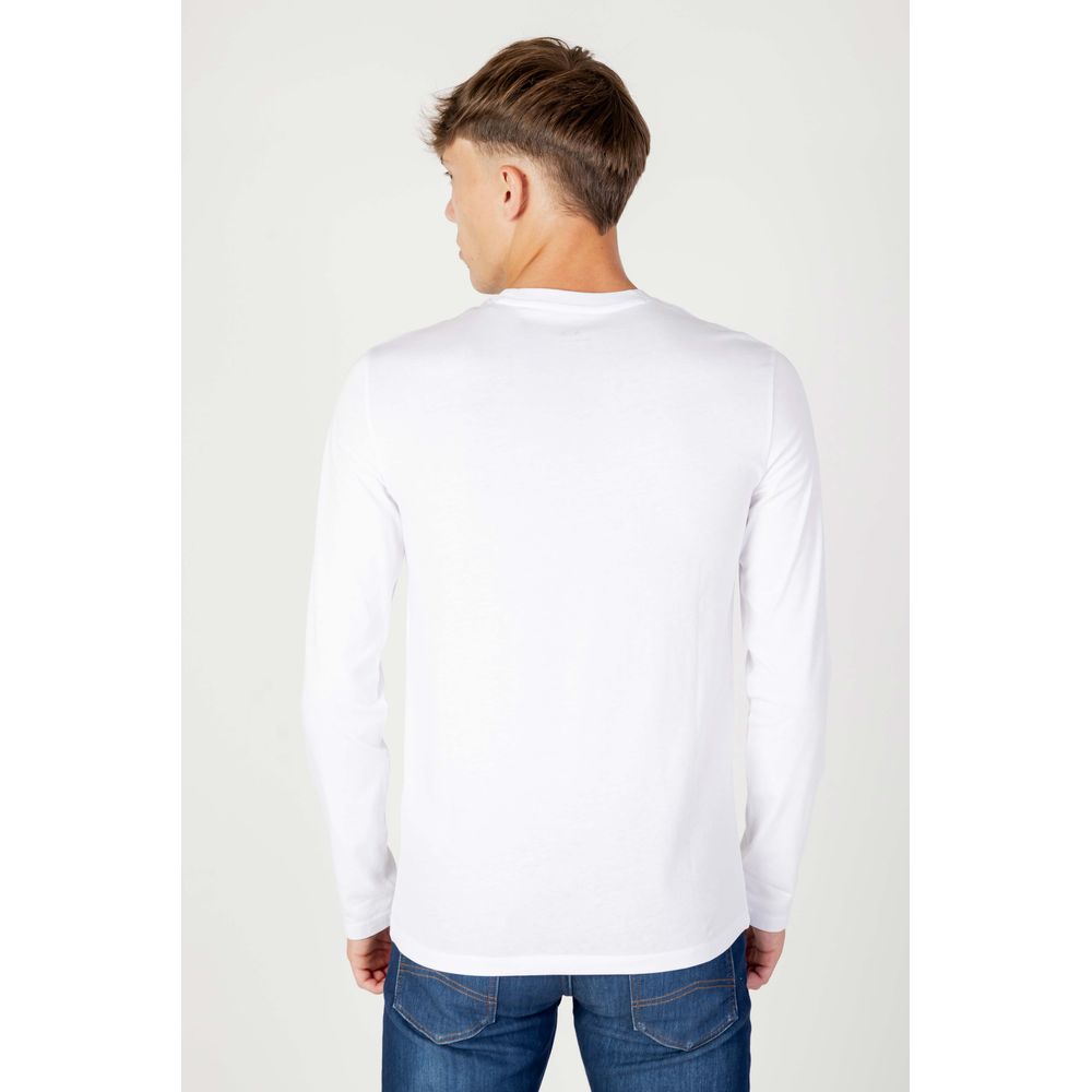 Manches longues en coton blanc Armani Exchange