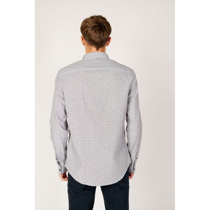 Armani Exchange zwart katoenen overhemd