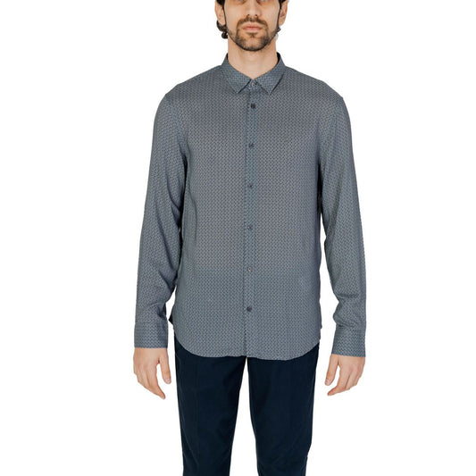 Chemise en viscose grise Armani Exchange