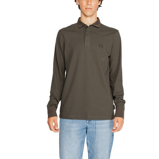 Manches longues en coton vert Armani Exchange