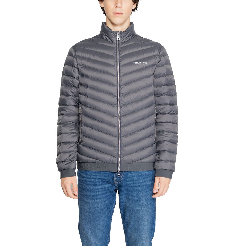 Armani Exchange grijze polyester jassen en overjassen