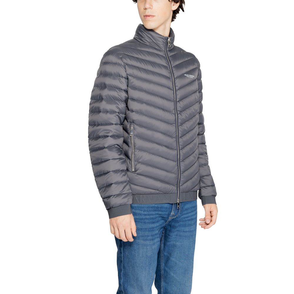 Armani Exchange grijze polyester jassen en overjassen