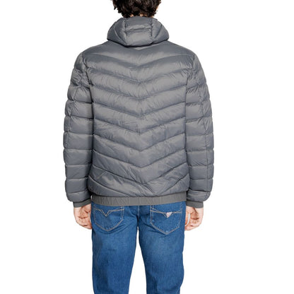 Armani Exchange grijze polyester jassen en overjassen