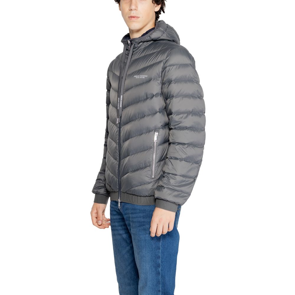 Armani Exchange grijze polyester jassen en overjassen