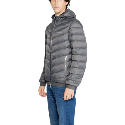 Armani Exchange grijze polyester jassen en overjassen