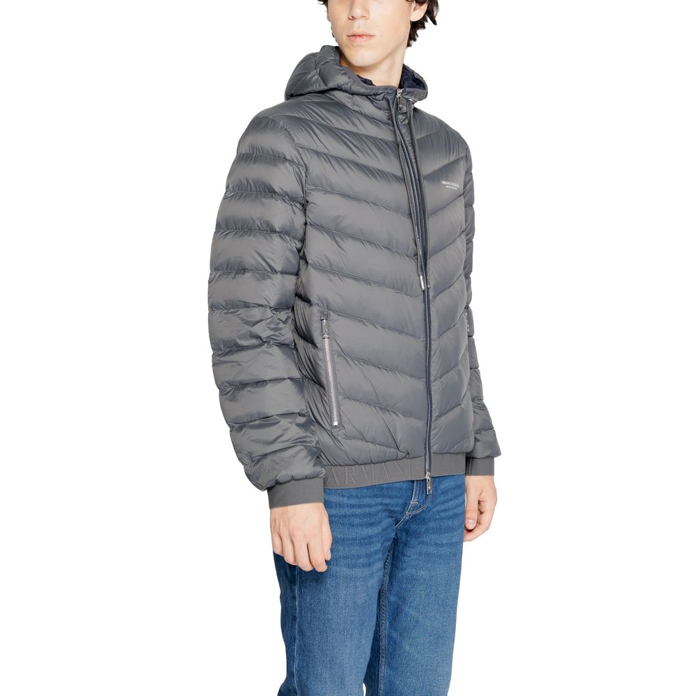 Armani Exchange grijze polyester jassen en overjassen
