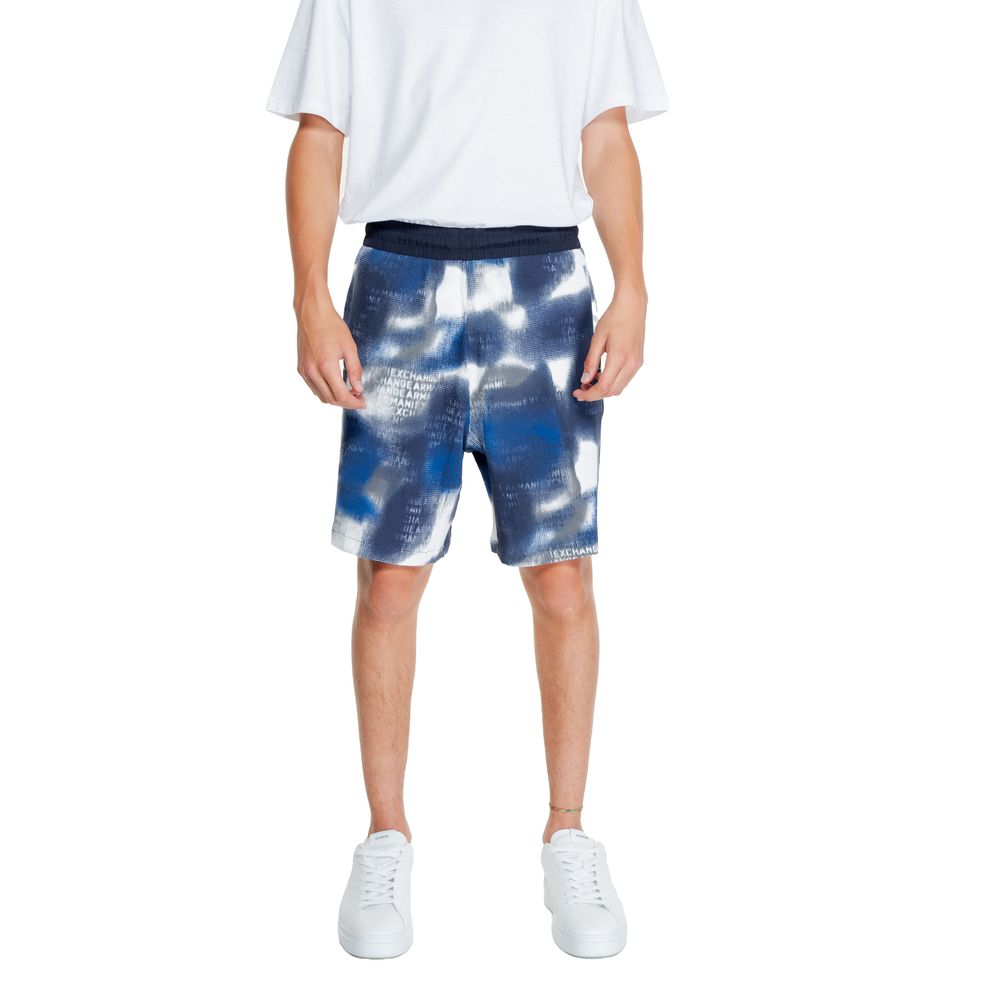 Short Bermuda en coton bleu Armani Exchange