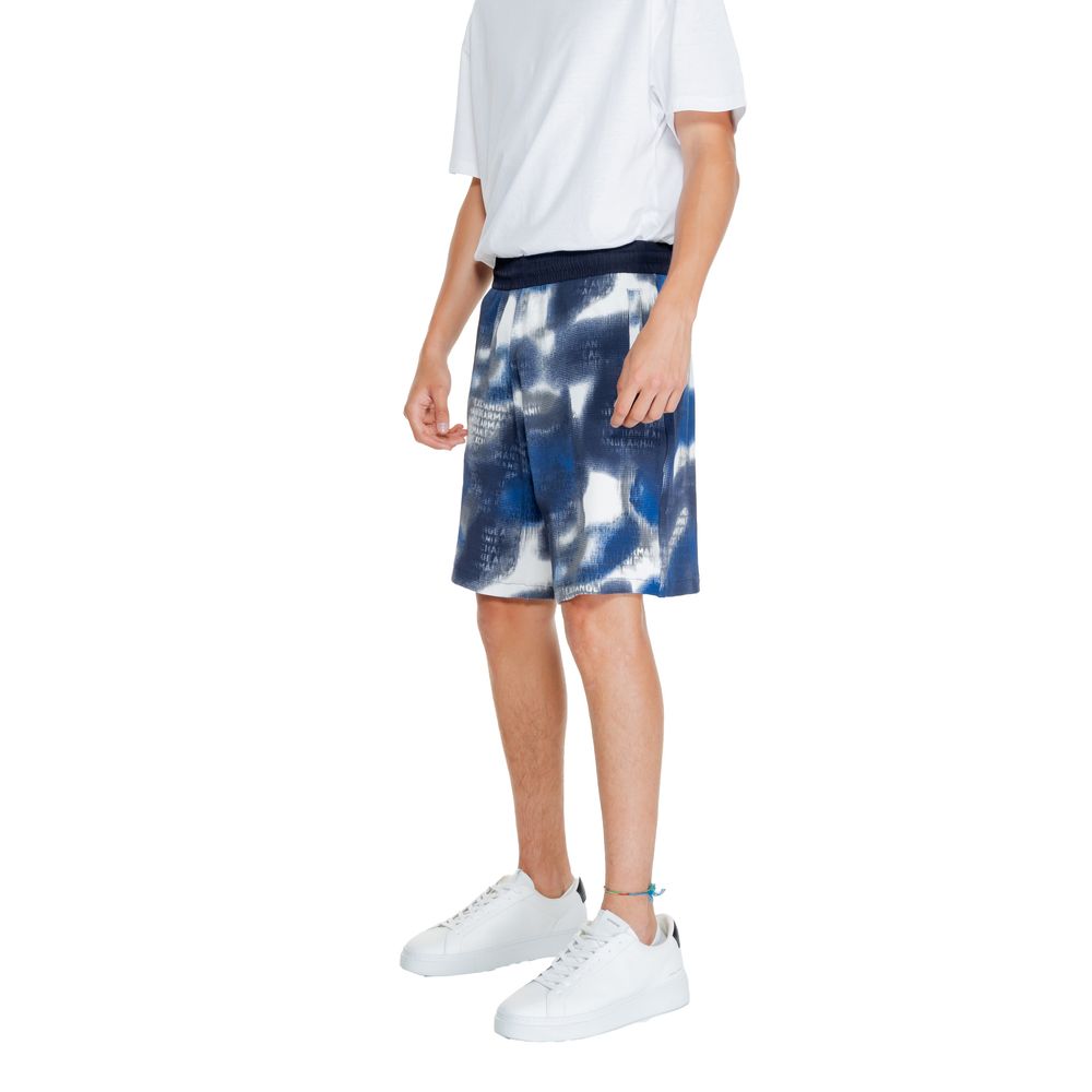 Short Bermuda en coton bleu Armani Exchange