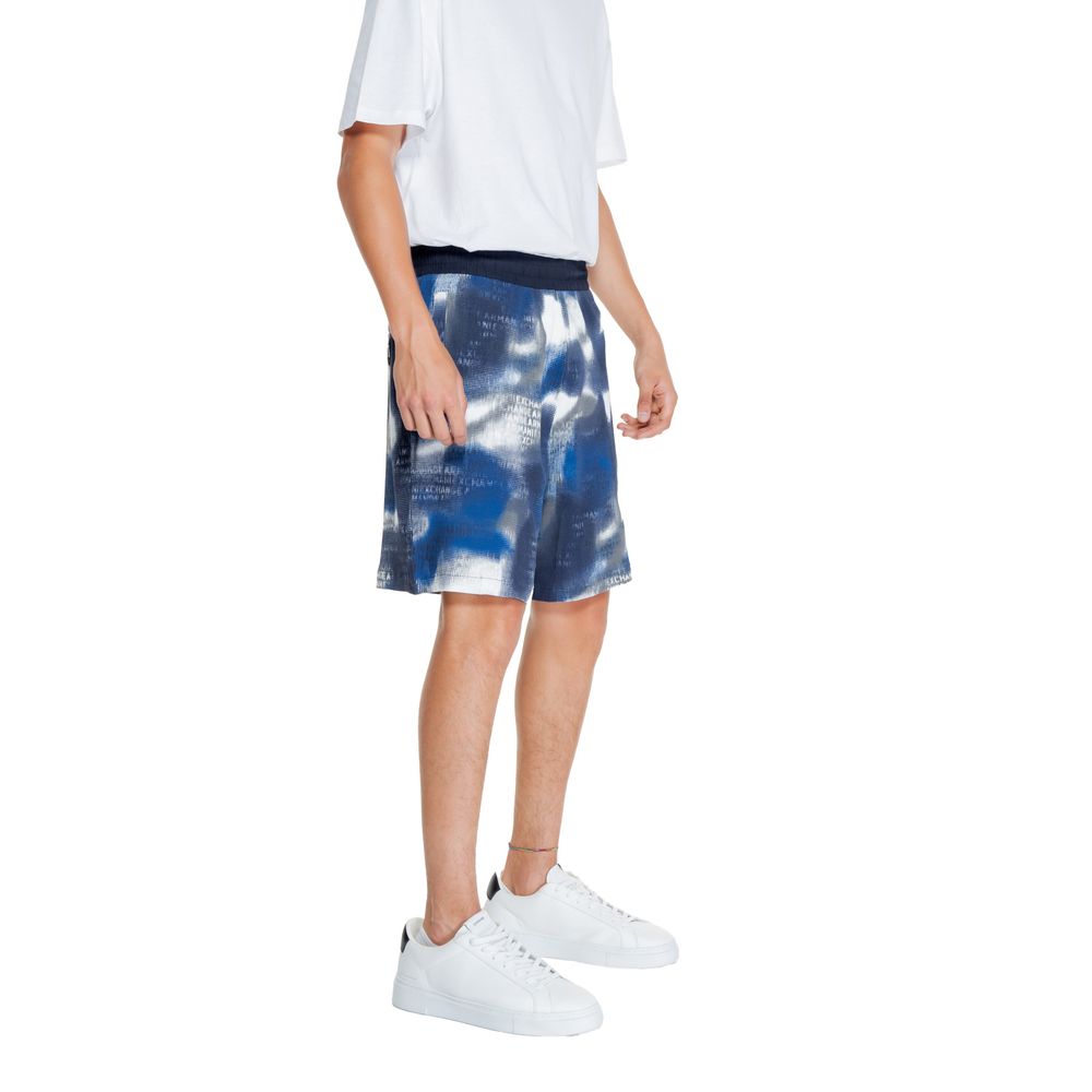 Short Bermuda en coton bleu Armani Exchange