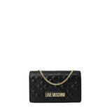 Love Moschino Sac à main noir en polyuréthane matelassé
