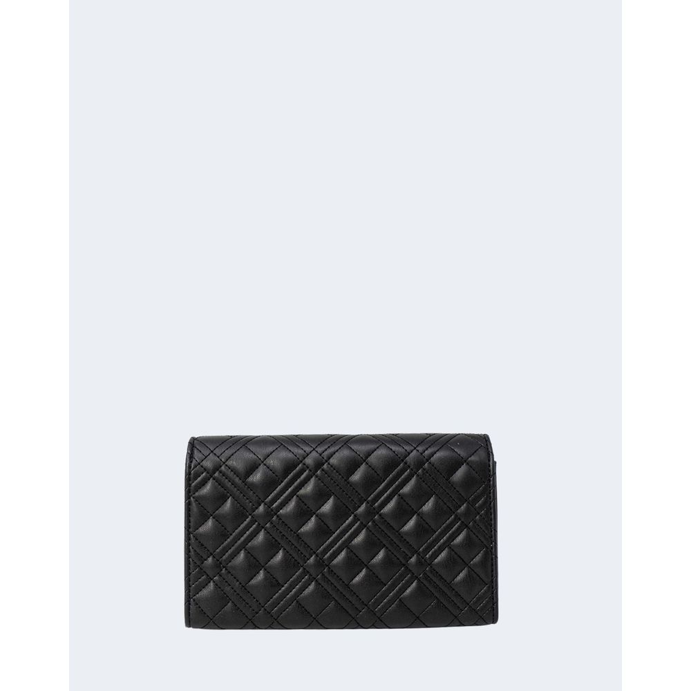 Love Moschino Sac à main noir en polyuréthane matelassé