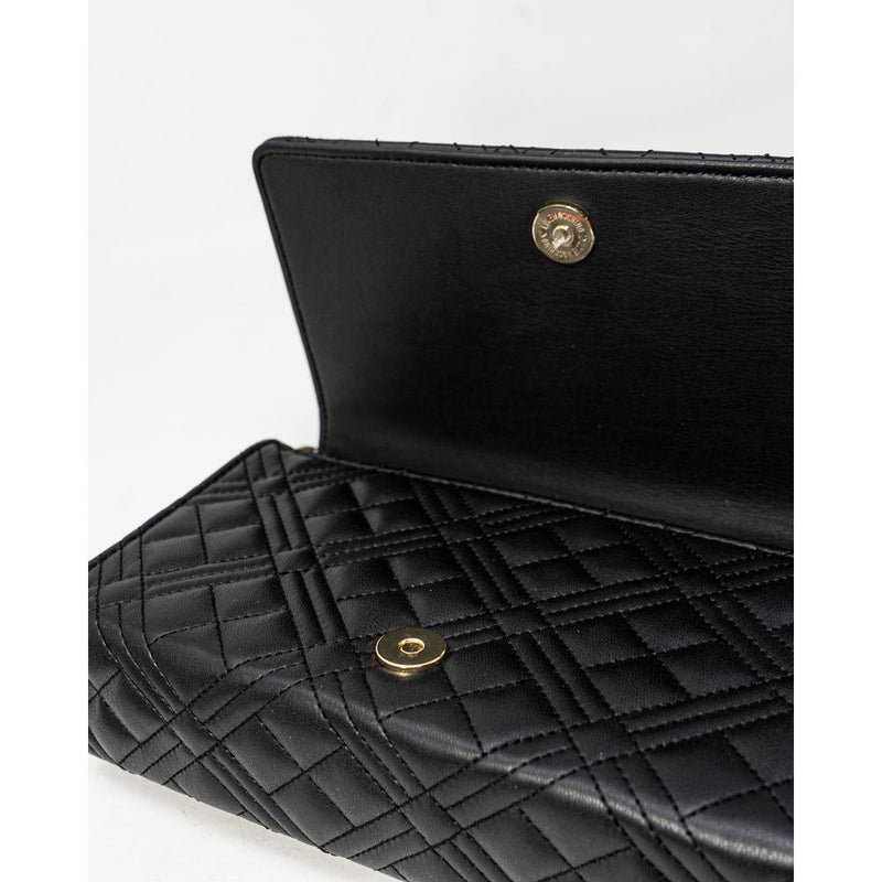 Love Moschino Sac à main noir en polyuréthane matelassé