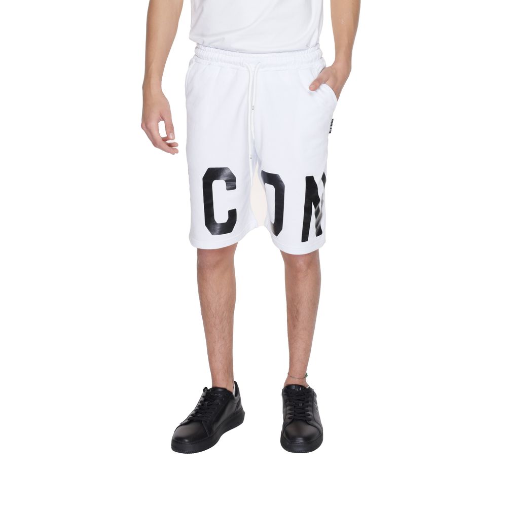 Short Bermuda en coton blanc Icon