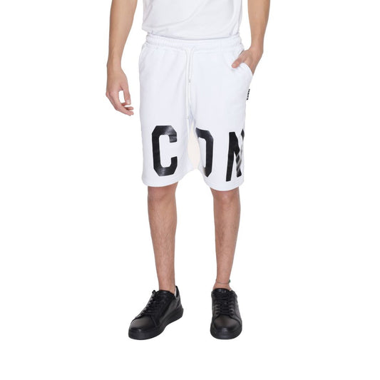 Short Bermuda en coton blanc Icon