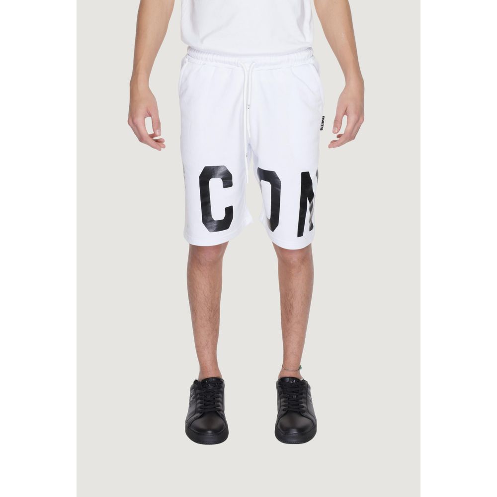 Short Bermuda en coton blanc Icon