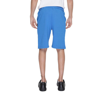 Short Bermuda en coton bleu Icon