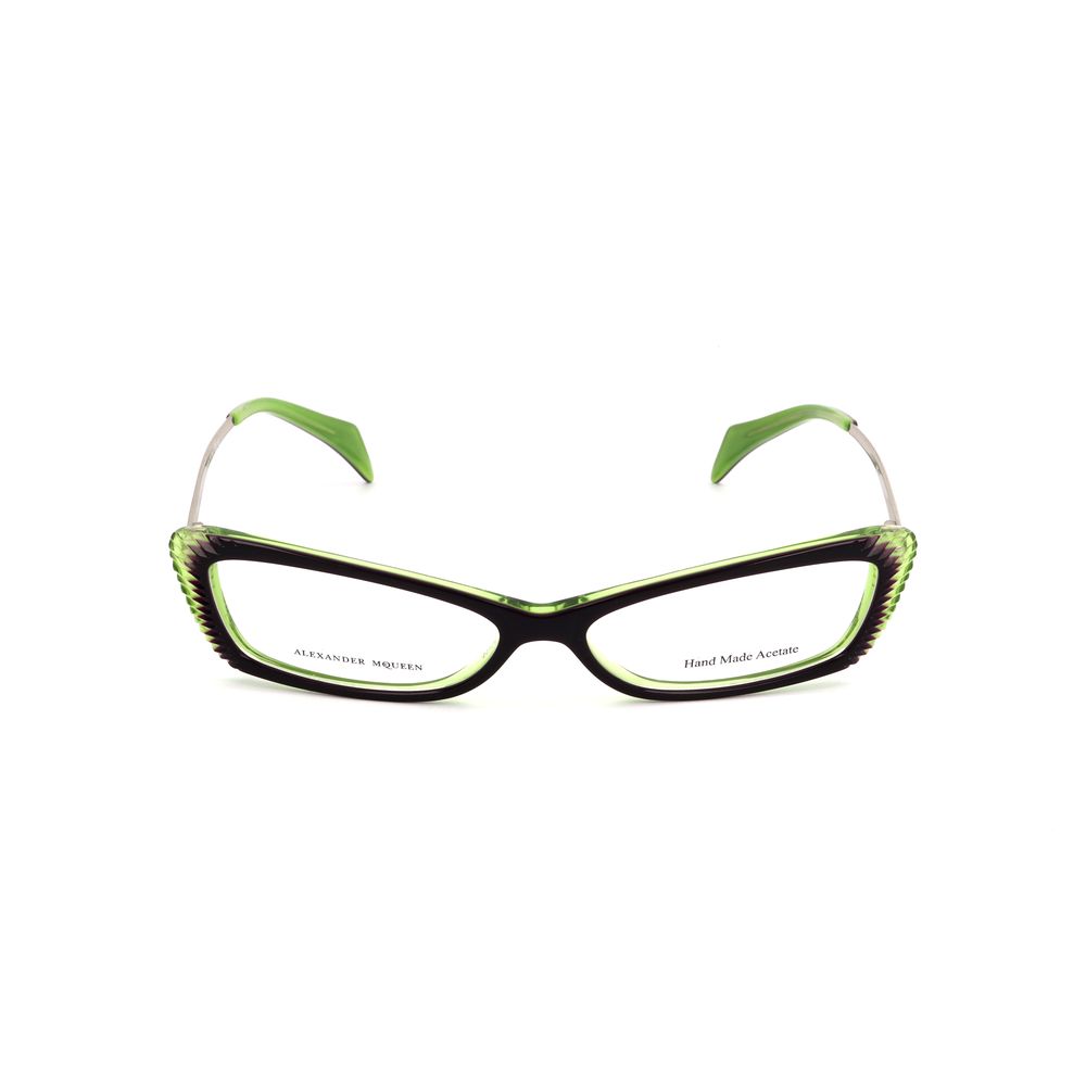 Lunettes à montures bicolores en acétate Alexander McQueen