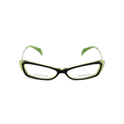 Lunettes à montures bicolores en acétate Alexander McQueen