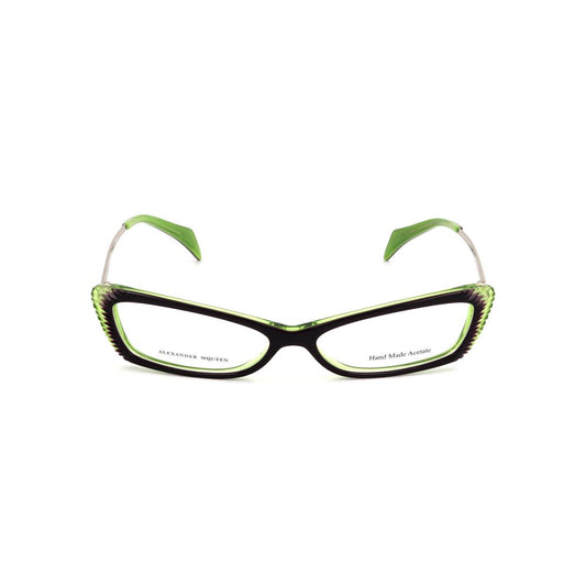 Lunettes à montures bicolores en acétate Alexander McQueen